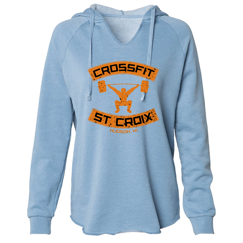 Womens 2X-Large MISTY_BLUE Hoodie