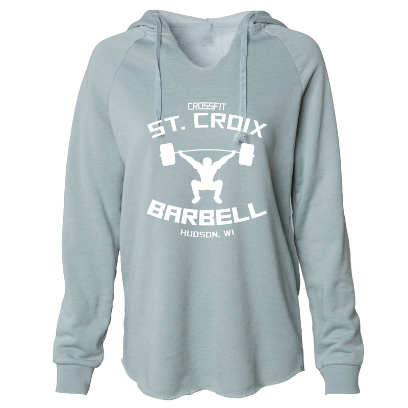 CrossFit St. Croix Barbell (White) Womens - Hoodie