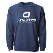 Mens 2X-Large INDIGO CrewNeck
