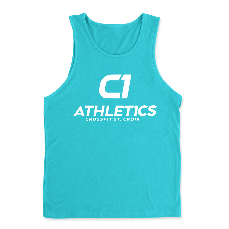 Mens 2X-Large TAHITI_BLUE Tank Top