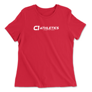 Womens 2X-Large RED Relaxed Jersey T-Shirt
