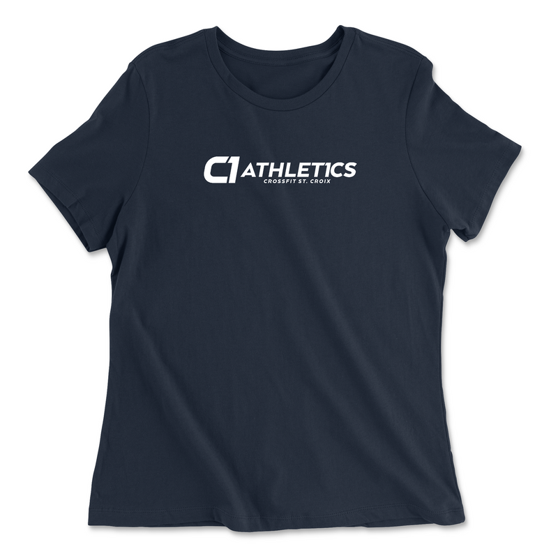 Womens 2X-Large NAVY Relaxed Jersey T-Shirt