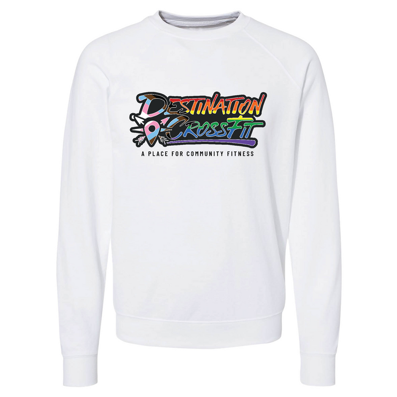 Mens 2X-Large WHITE CrewNeck