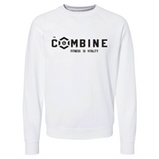 Mens 2X-Large WHITE CrewNeck