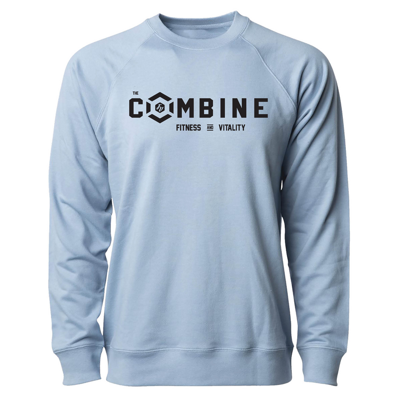 Mens 2X-Large MISTY_BLUE CrewNeck