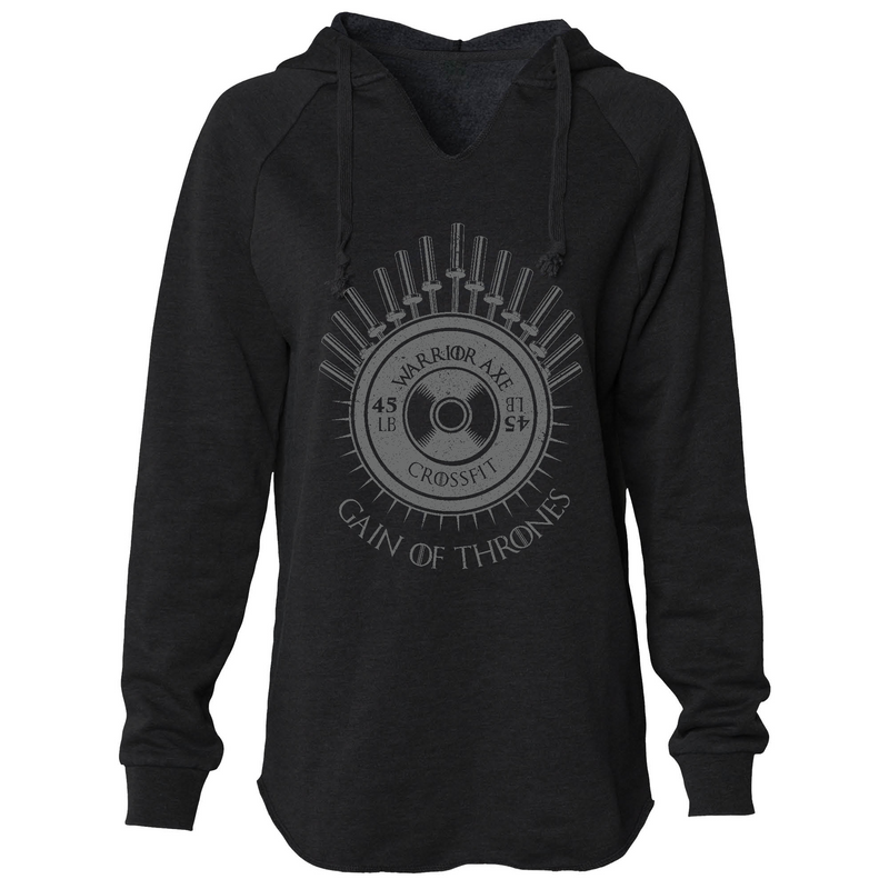 Womens 2X-Large BLACK Hoodie