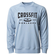 Mens 2X-Large MISTY_BLUE CrewNeck