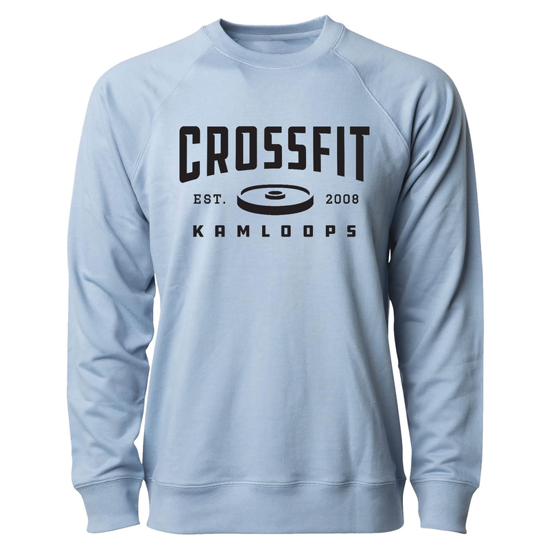 Mens 2X-Large MISTY_BLUE CrewNeck