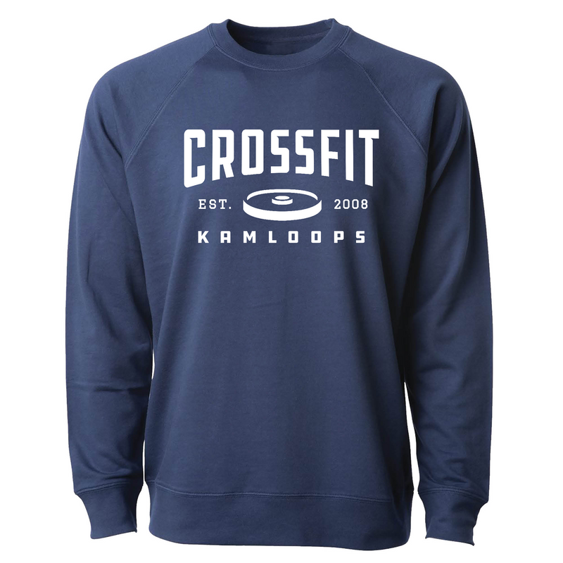 Mens 2X-Large INDIGO CrewNeck