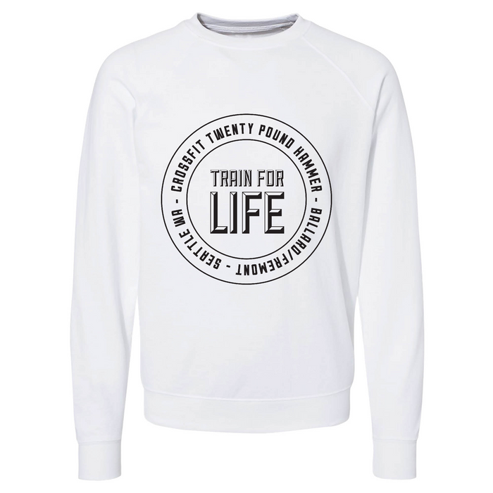 Mens 2X-Large WHITE CrewNeck