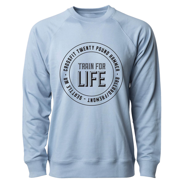 Mens 2X-Large MISTY_BLUE CrewNeck