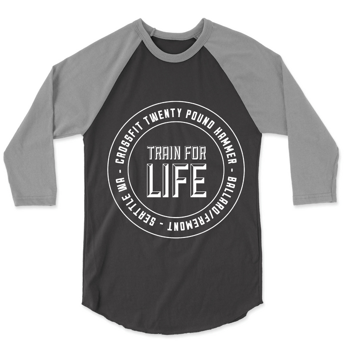 Mens 2X-Large VINTAGE_SMOKE_GRAPHITE_HEATHER 3/4 Sleeve