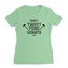 Womens 2X-Large APPLE_GREEN T-Shirt