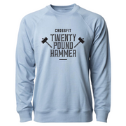 Mens 2X-Large MISTY_BLUE CrewNeck