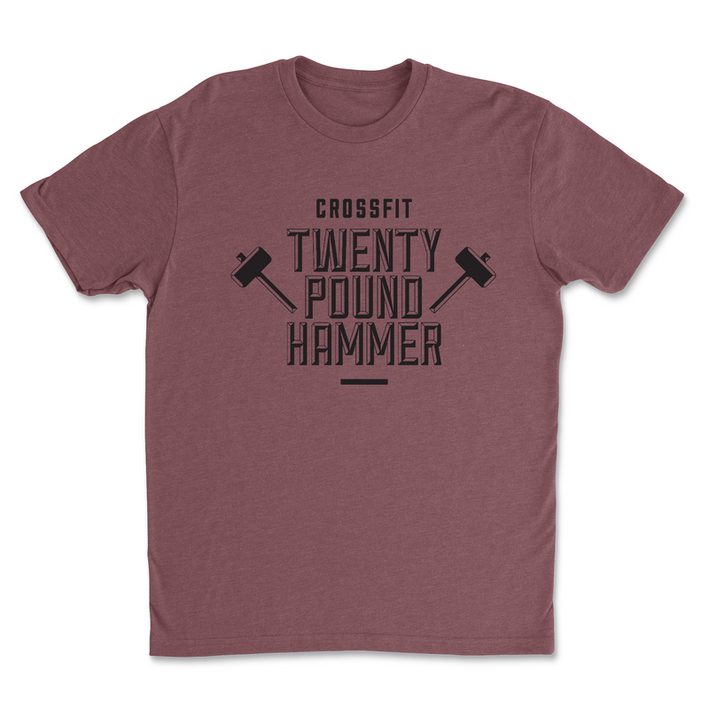 Mens 2X-Large HEATHER_MAROON T-Shirt