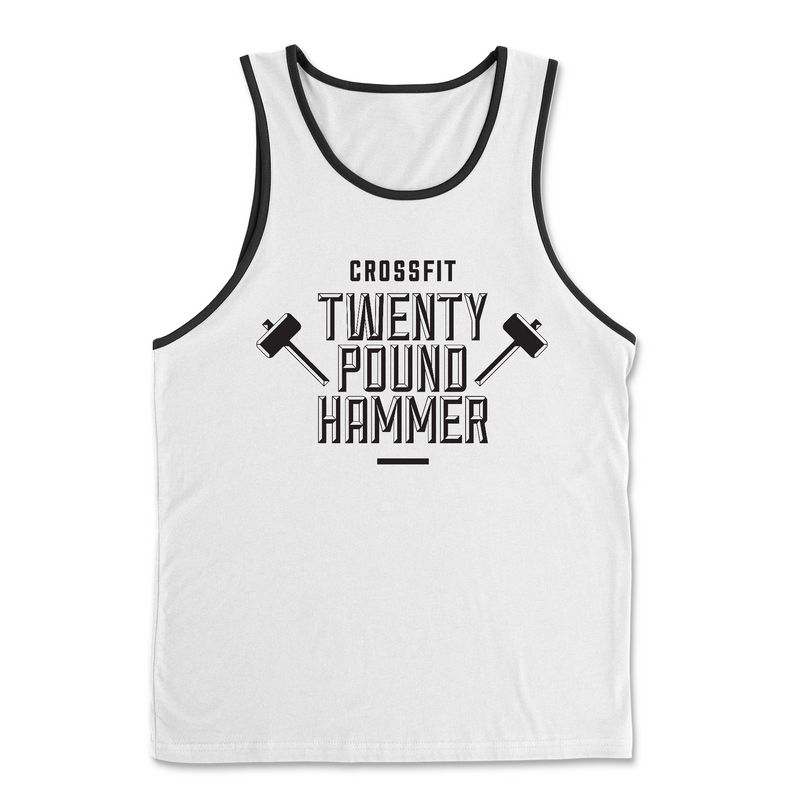 Mens 2X-Large WHITE Tank Top