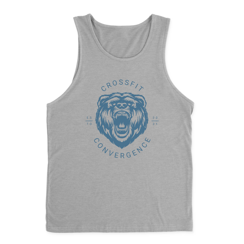 Mens 2X-Large HEATHER_GRAY Tank Top