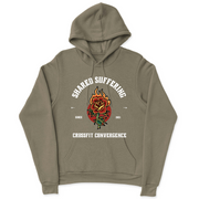 Mens 2X-Large OLIVE Hooded T-Shirt