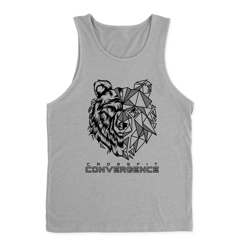 CrossFit Convergence Bear (Black) Mens - Tank Top
