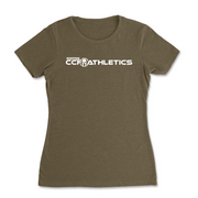Womens 2X-Large MILITARY_GREEN T-Shirt
