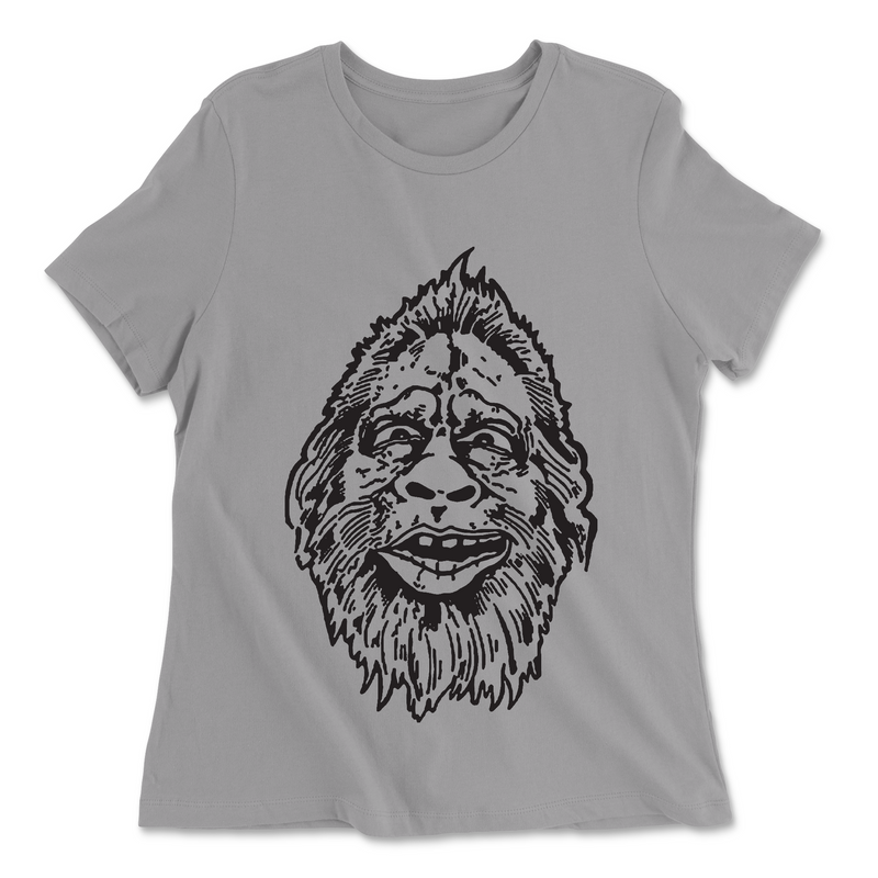 Missing Link CrossFit Sasquatch Head Womens - Relaxed Jersey T-Shirt
