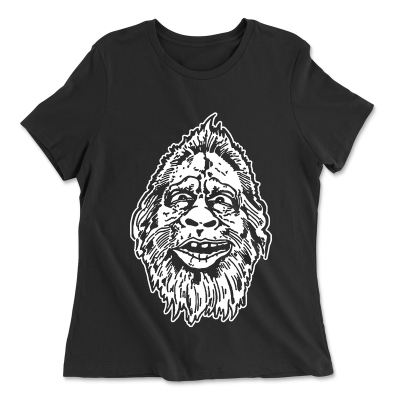 Missing Link CrossFit Sasquatch Head Womens - Relaxed Jersey T-Shirt