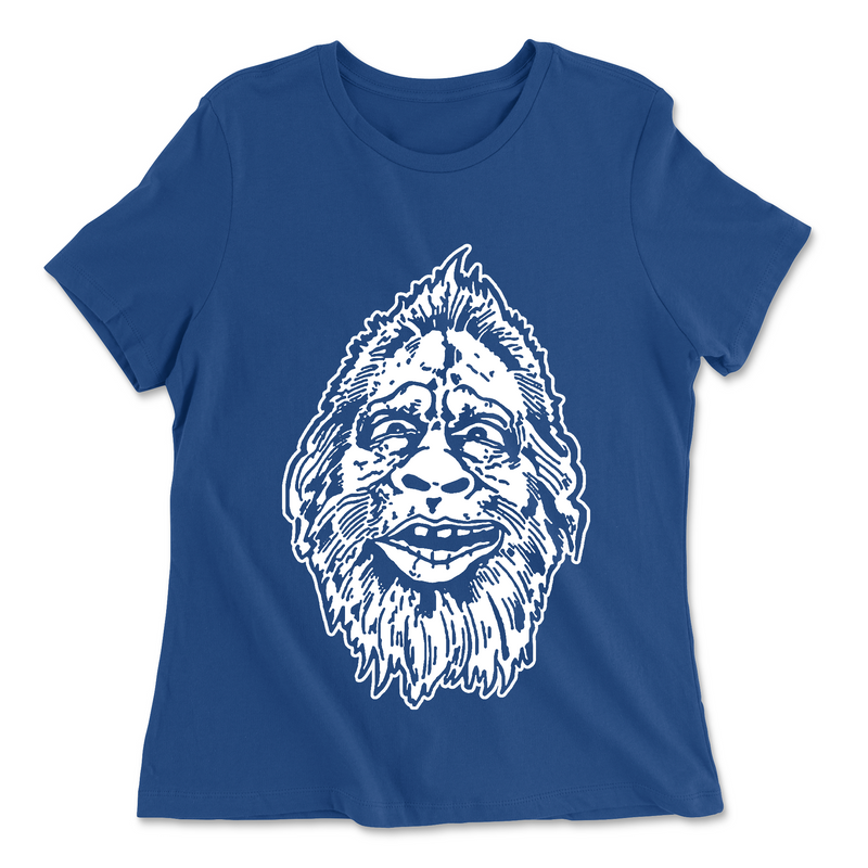 Missing Link CrossFit Sasquatch Head Womens - Relaxed Jersey T-Shirt