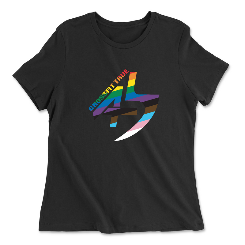 Womens 2X-Large BLACK Relaxed Jersey T-Shirt