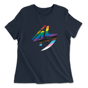 Womens 2X-Large NAVY Relaxed Jersey T-Shirt