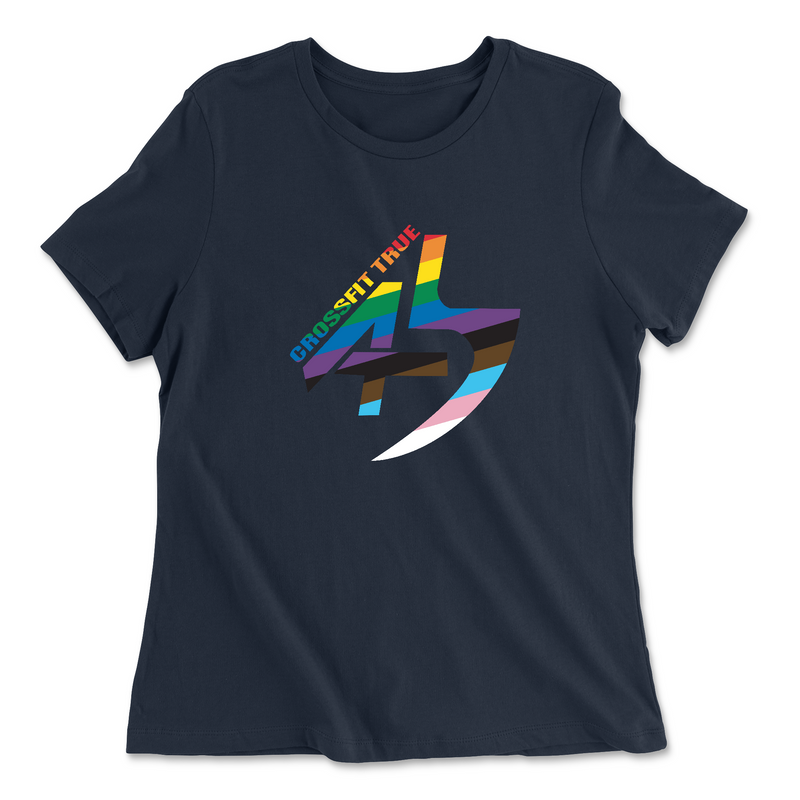 Womens 2X-Large NAVY Relaxed Jersey T-Shirt