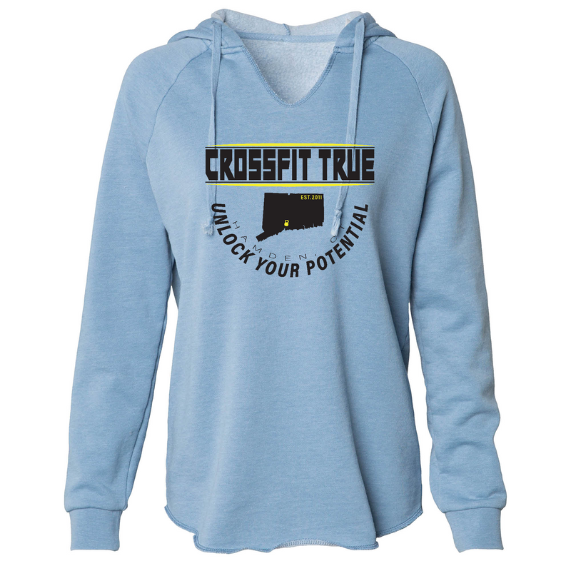 Womens 2X-Large MISTY_BLUE Hoodie