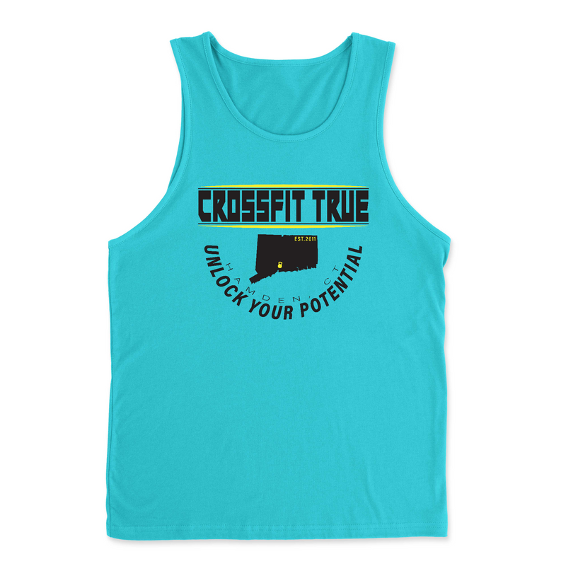 Mens 2X-Large TAHITI_BLUE Tank Top