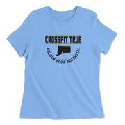 Womens 2X-Large CAROLINA_BLUE Relaxed Jersey T-Shirt