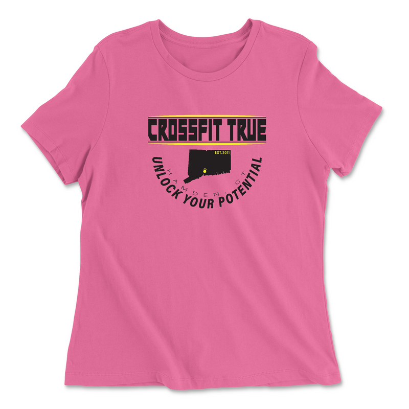 Womens 2X-Large CHARITY_PINK Relaxed Jersey T-Shirt