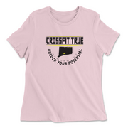 Womens 2X-Large PINK Relaxed Jersey T-Shirt