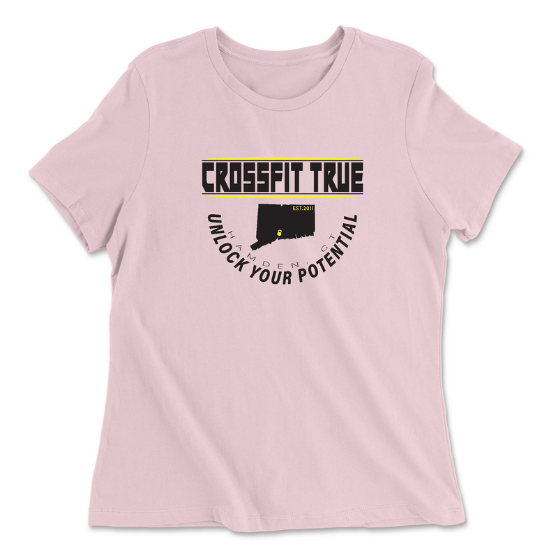 Womens 2X-Large PINK Relaxed Jersey T-Shirt