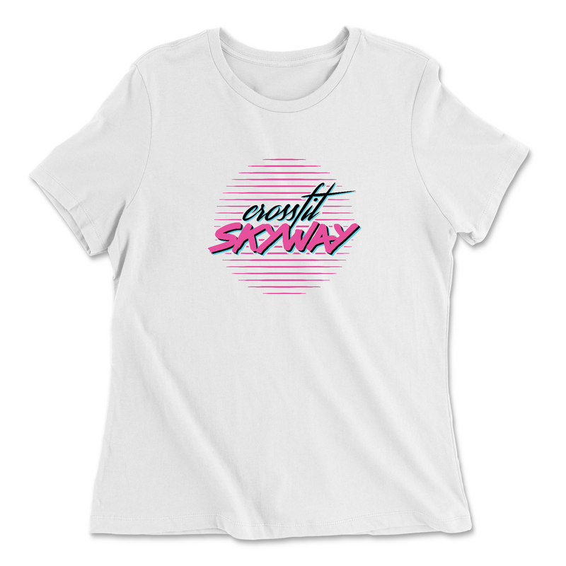 Womens 2X-Large WHITE Relaxed Jersey T-Shirt