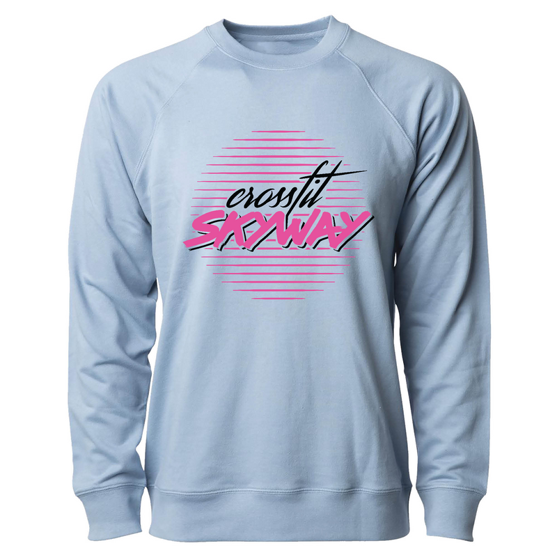 Mens 2X-Large MISTY_BLUE CrewNeck