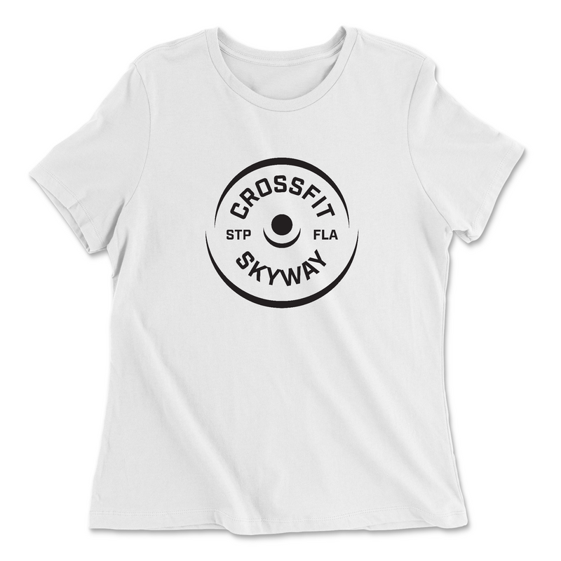 Womens 2X-Large WHITE Relaxed Jersey T-Shirt