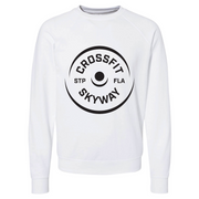 Mens 2X-Large WHITE CrewNeck