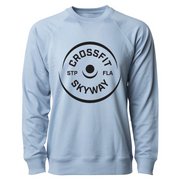 Mens 2X-Large MISTY_BLUE CrewNeck