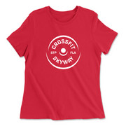 Womens 2X-Large RED Relaxed Jersey T-Shirt