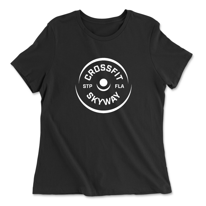 Womens 2X-Large BLACK Relaxed Jersey T-Shirt