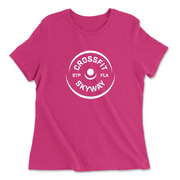 Womens 2X-Large BERRY Relaxed Jersey T-Shirt