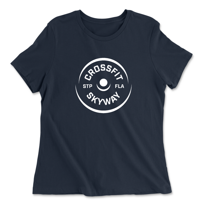 Womens 2X-Large NAVY Relaxed Jersey T-Shirt