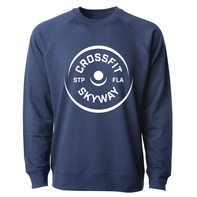 Mens 2X-Large INDIGO CrewNeck
