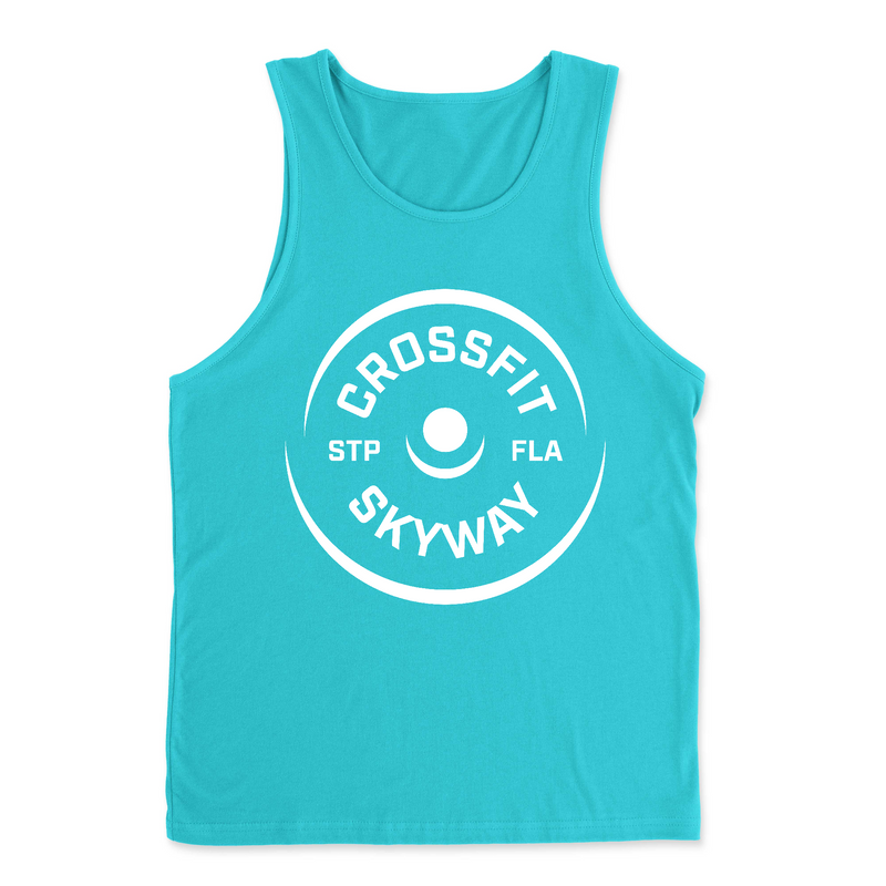 Mens 2X-Large TAHITI_BLUE Tank Top