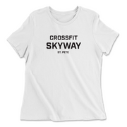 Womens 2X-Large WHITE Relaxed Jersey T-Shirt