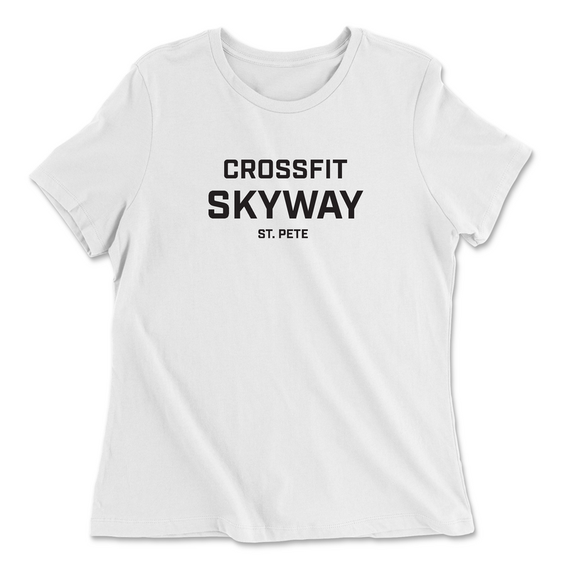 Womens 2X-Large WHITE Relaxed Jersey T-Shirt