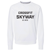 Mens 2X-Large WHITE CrewNeck